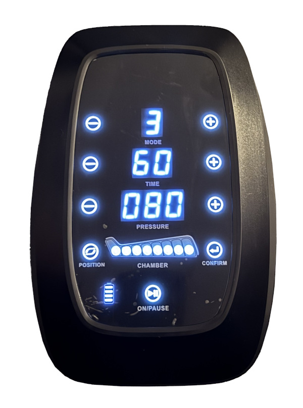 boitier-pressotherapie-allume-02 pressotherapie